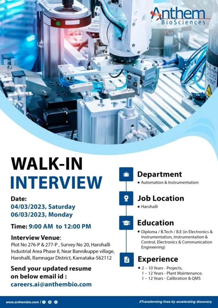 Walk-In Interviews