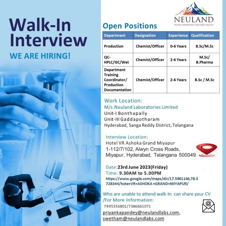 Walk-In Interviews