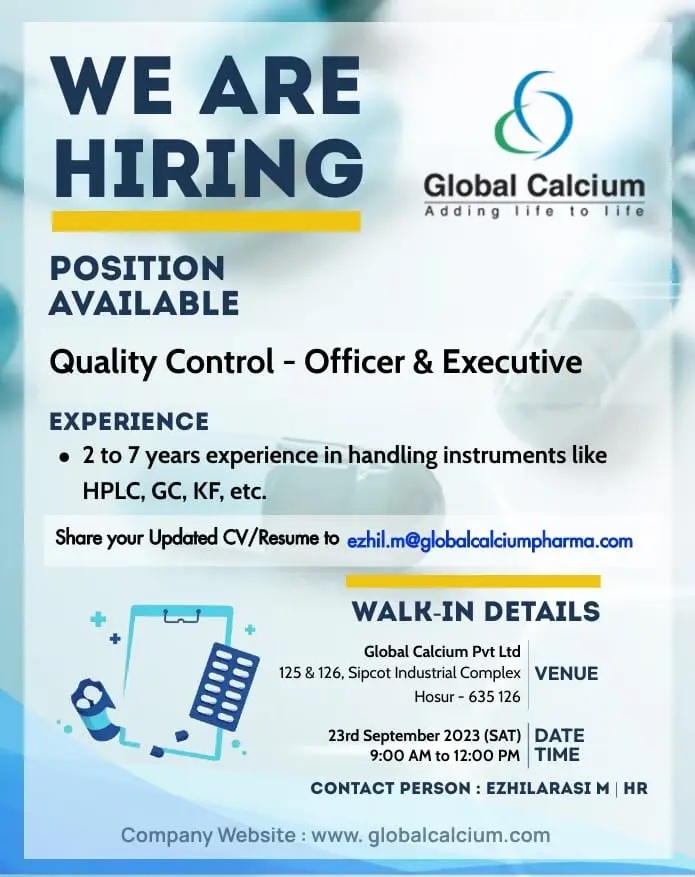 Global Calcium- Walk-In Drive