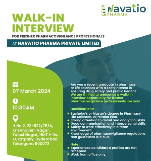 NAVATIO PHARMA PRIVATE LIMITED.-INTERVIEW