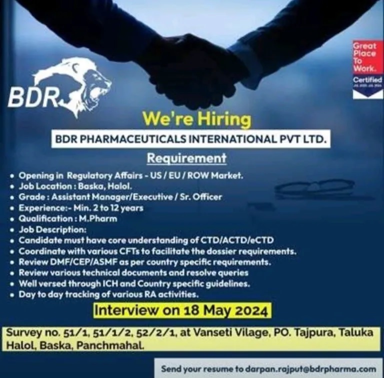 BDR Pharmaceuticals -Interview