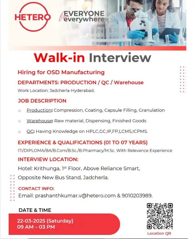 HETERO-Walk-in Interview