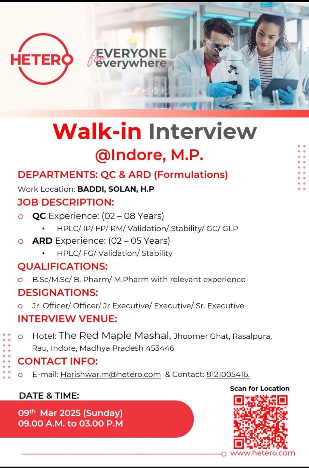 Hetero -Walk In Interview