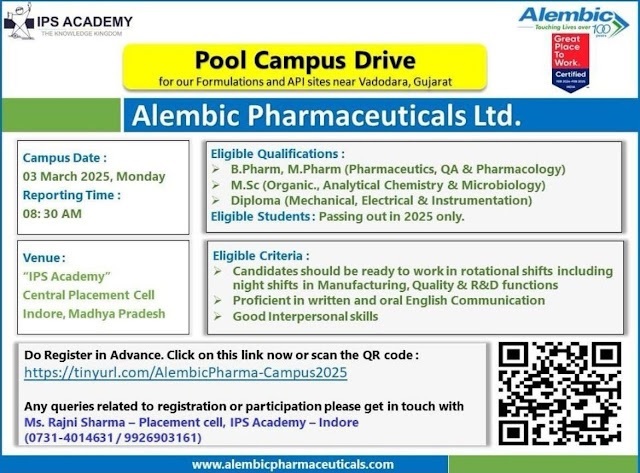 Alembic Pharma- Pool Campus Drive