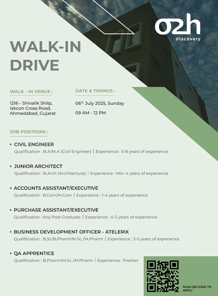 Oxygen Healthcare -Walk in Interview