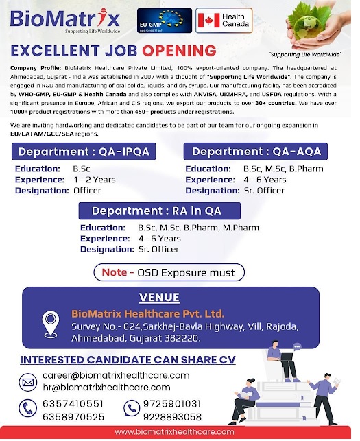 BioMatrix Healthcare-Hiring 