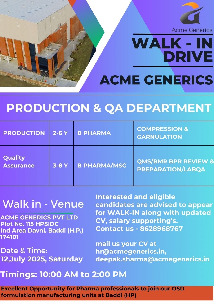 Acme Generics-walk-in drive