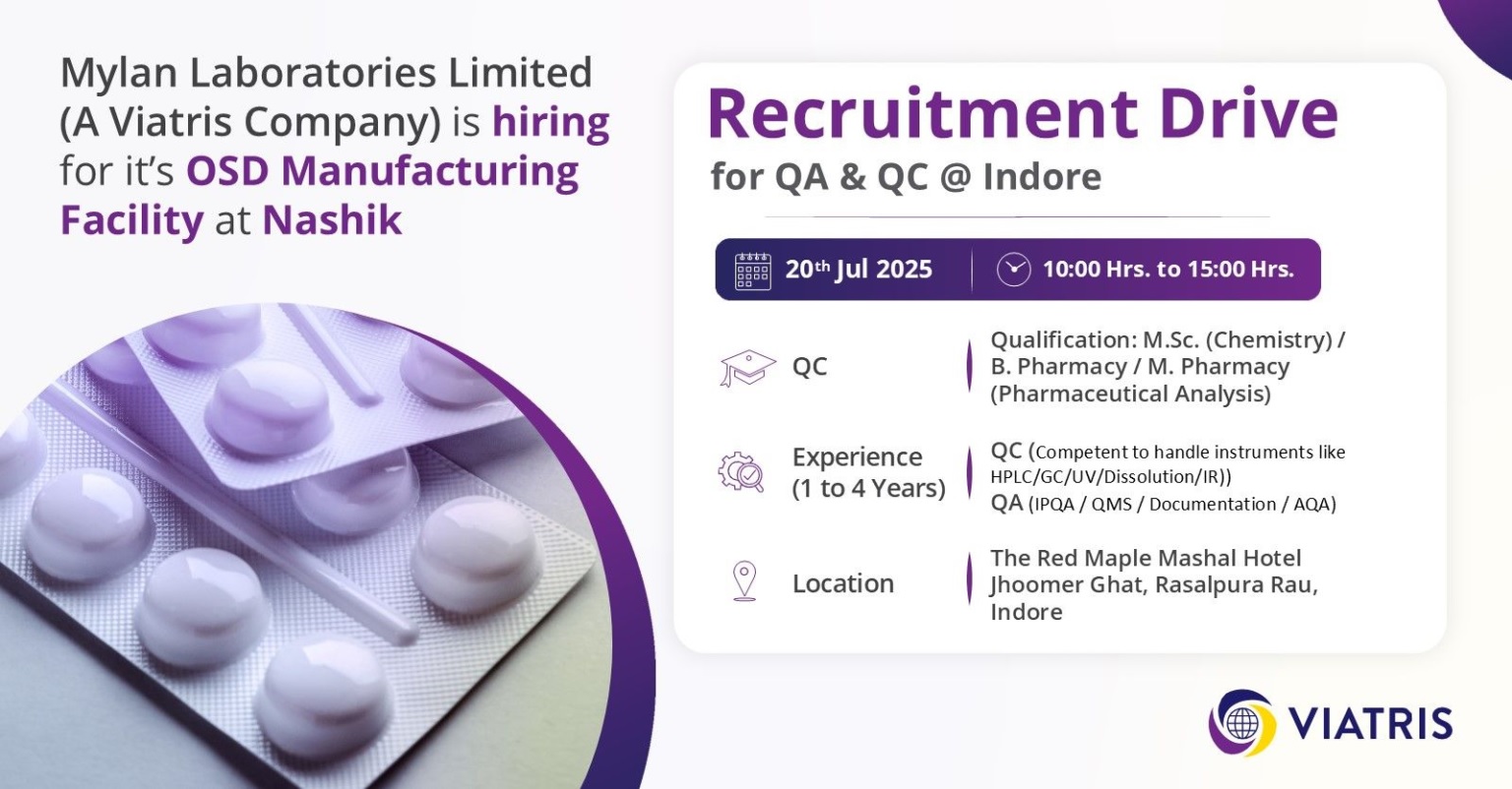 Mylan Laboratories- Walk-In