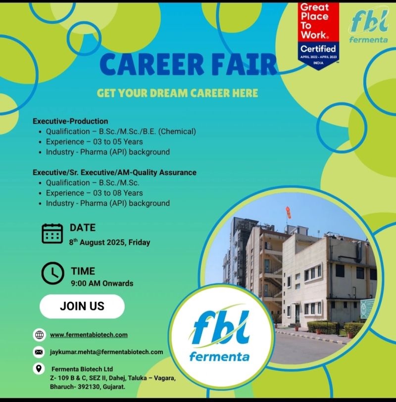 Fermenta Biotech- Walk In Interview