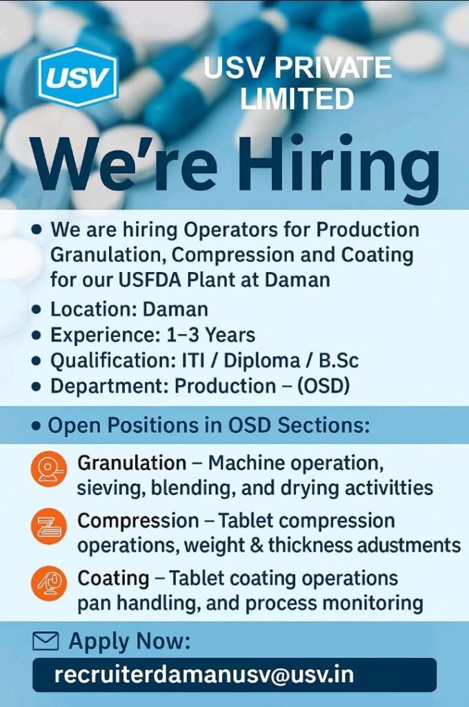 USV Private Limited-Opening