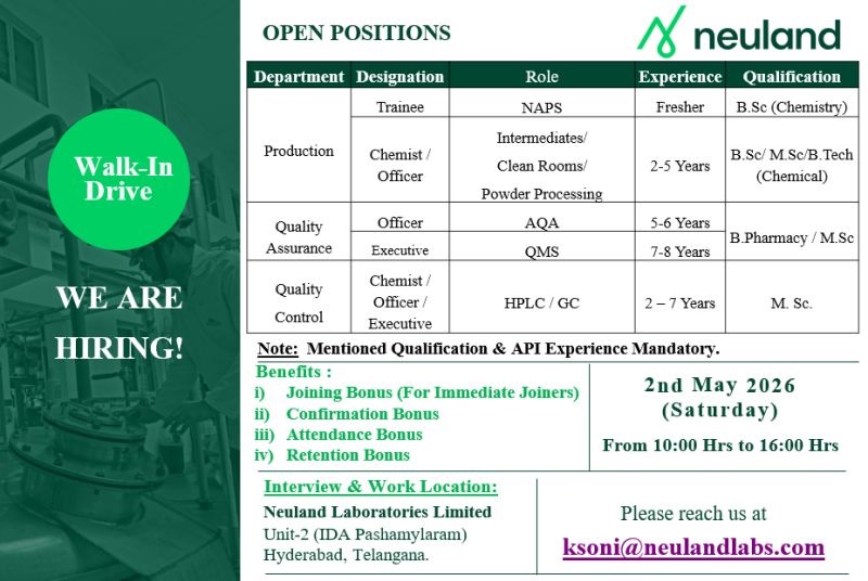 Neuland Laboratories- Walk-in Drive