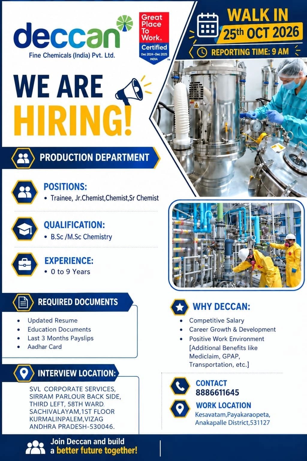 Deccan Fine Chemicals- Walk-In