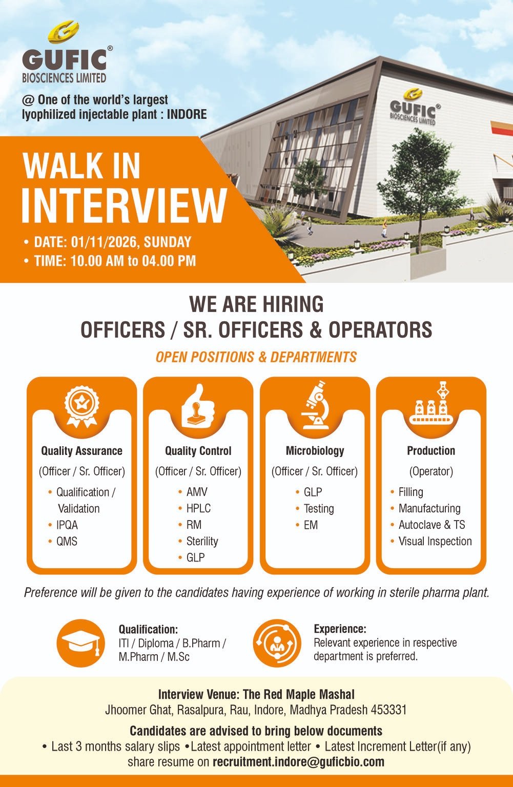 Gufic Biosciences- Walk-in