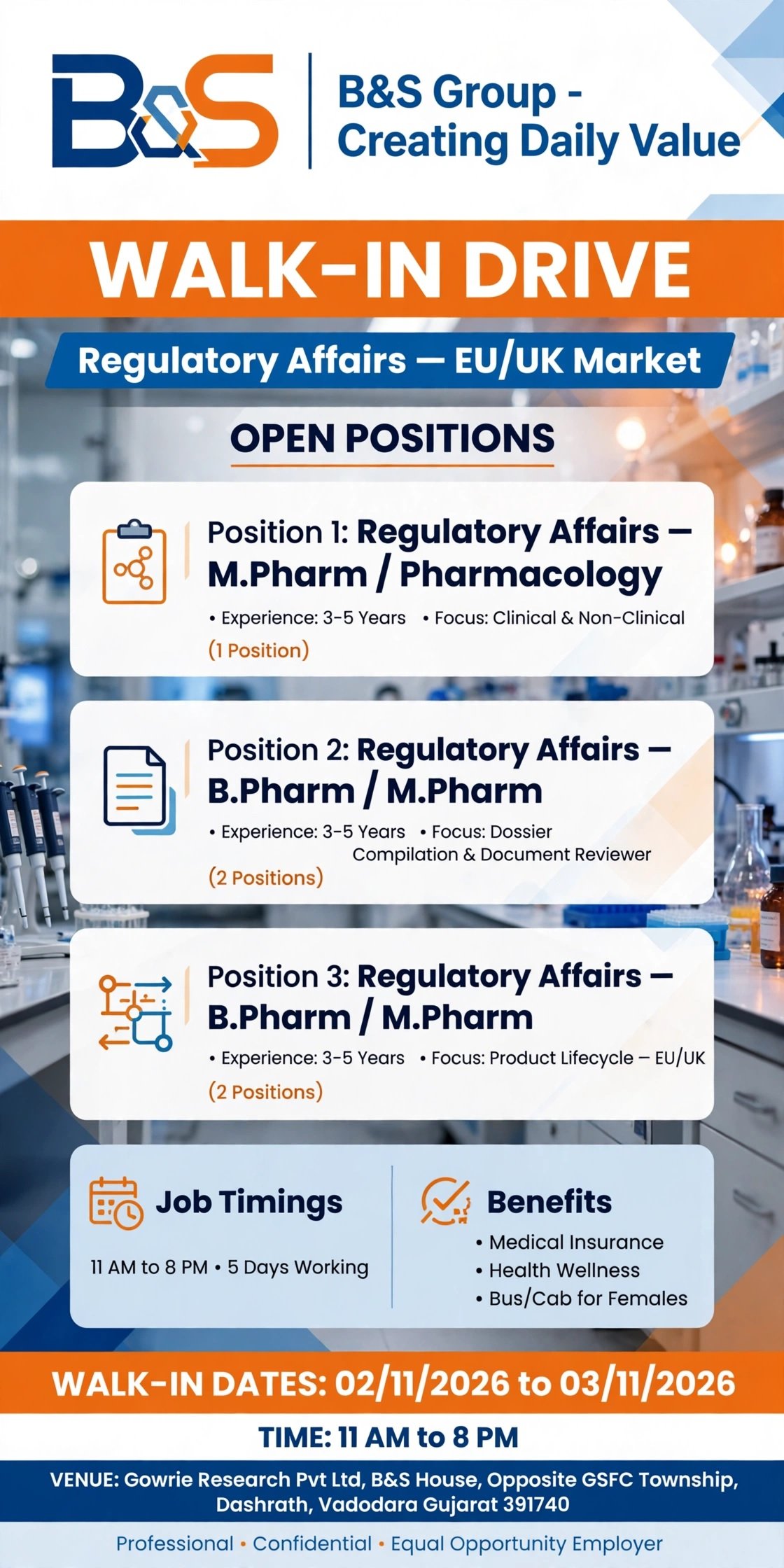 B&S Group-Walk-in
